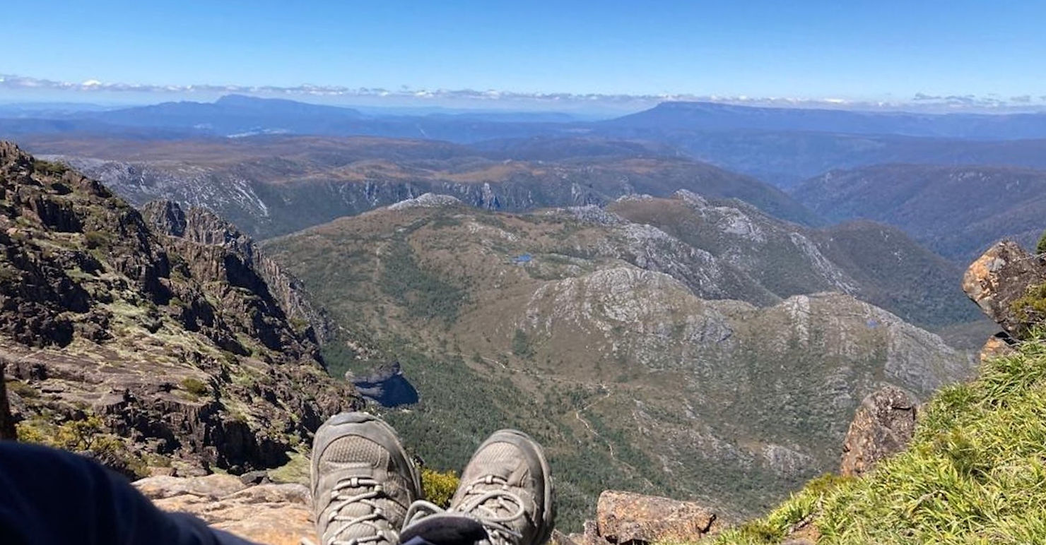 Morning Tea View From Cradle Mountain Tasmania