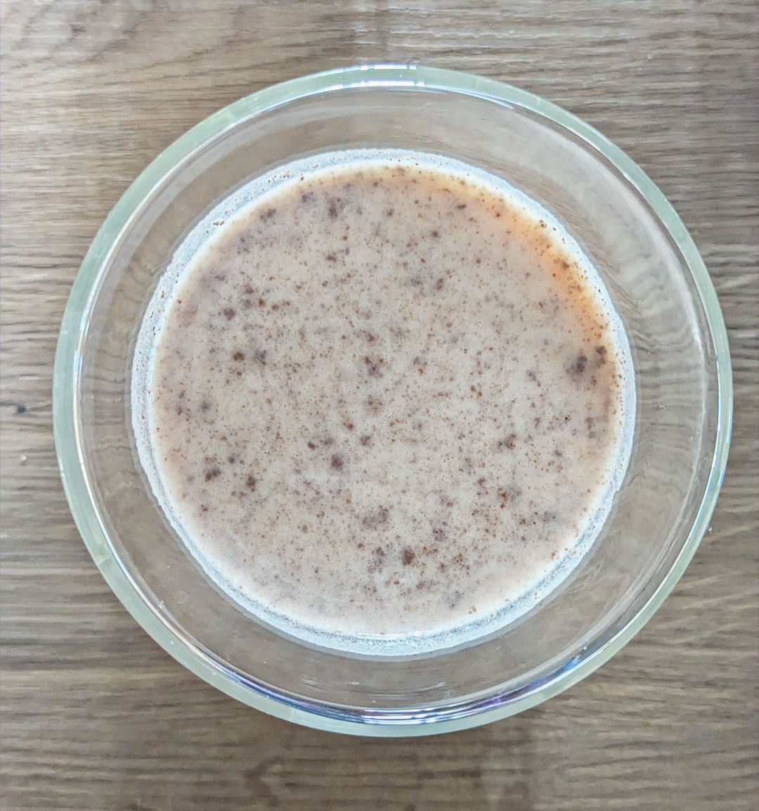 Radix Nutrition Protein Powder Chocolate in glass