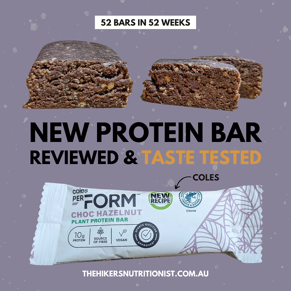COLES PerFORM Protein Bar insta tile