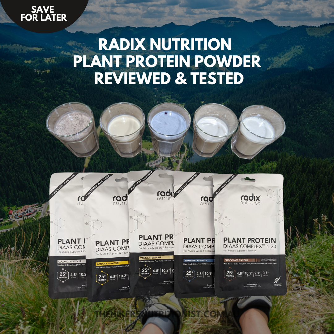 Radix Nutrition Plant Based Protein Powder instagram tile