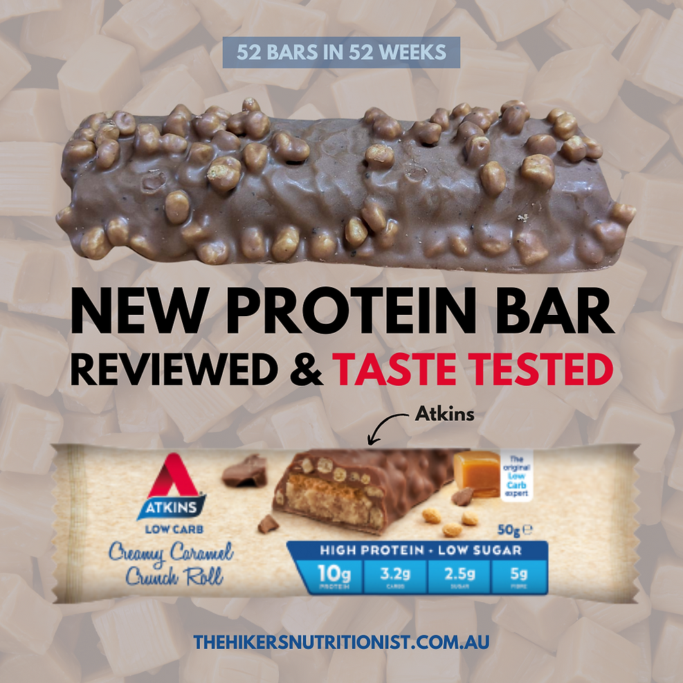 Atkins protein bar instagram tile