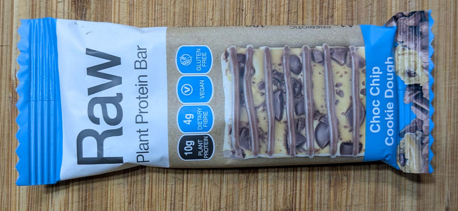 Amazonia Raw Plant Protein Bar Choc Chip Cookie Dough