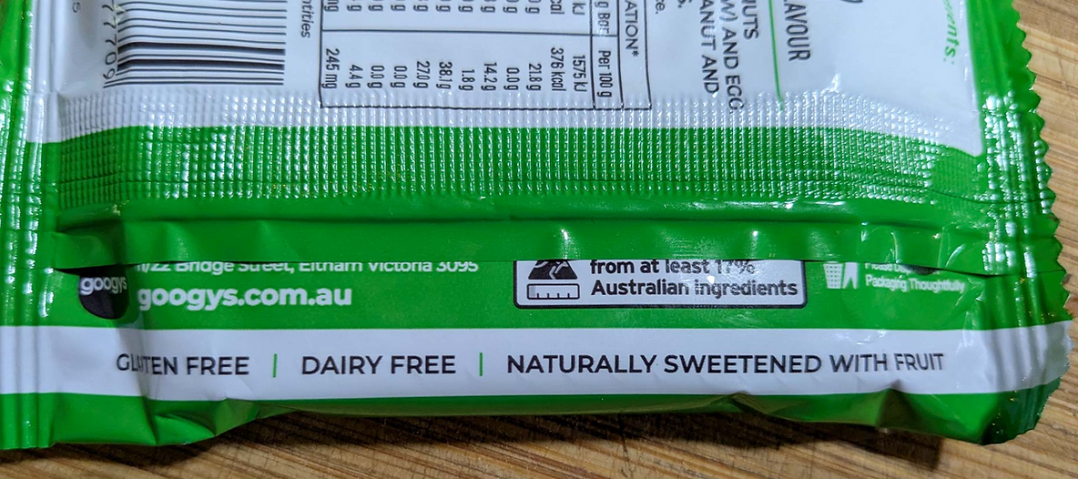 Googys Apple Cinnamon Good Egg Protein Bar