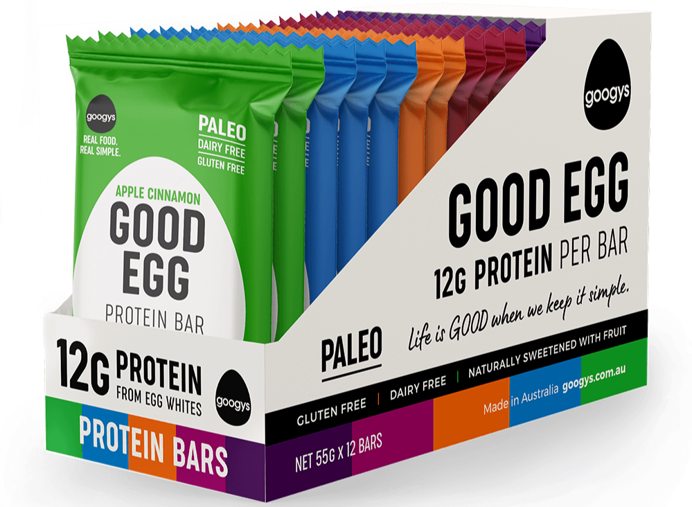 Googys Apple Cinnamon Good Egg Protein Bar