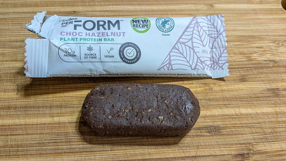 COLES PerFORM Protein Bar size 