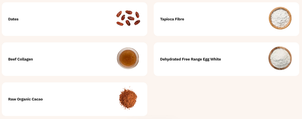 ingredients in protein bar
