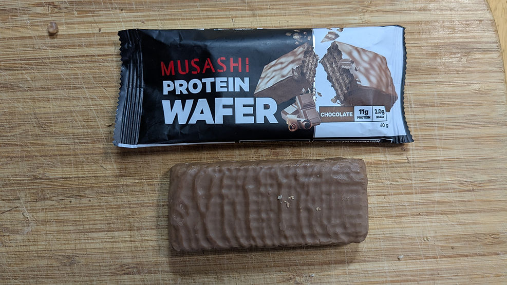 Mushashi Chocolate Wafer PRotein Bar