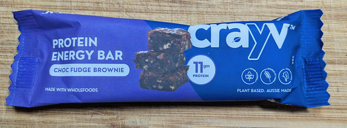 Crayv Protein Energy Bar Choc Fudge brownie