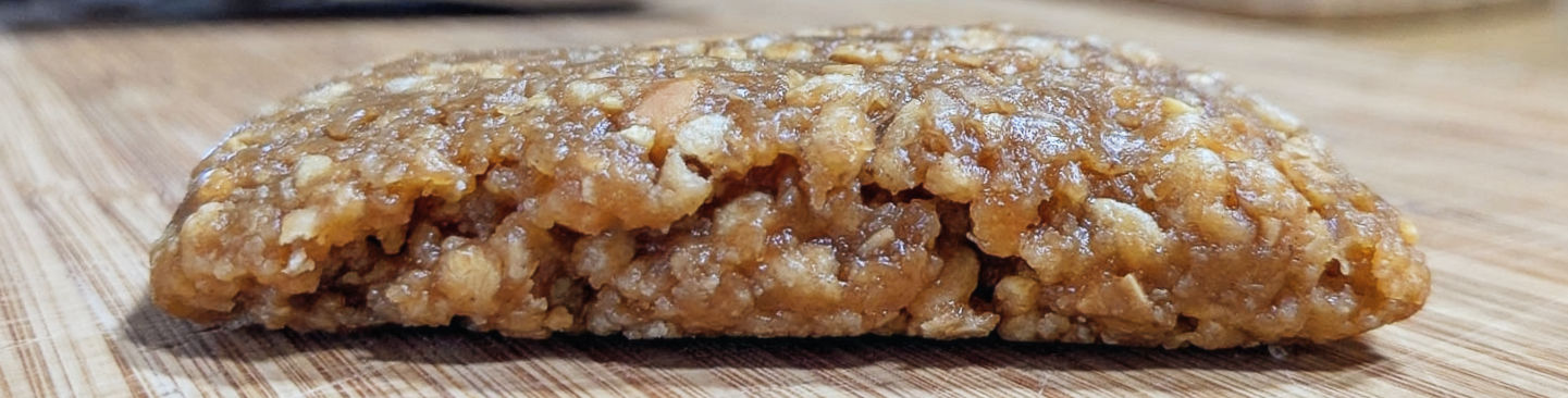Crunchy Peanut Butter Bar looking sticky
