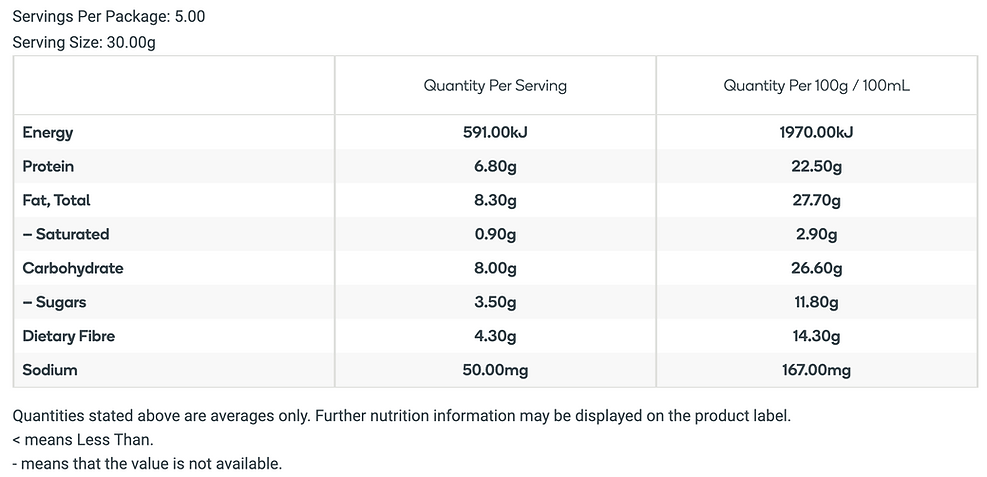 Nice & Natural Whole Seed Cranberry & Raspberry Protein Bar.