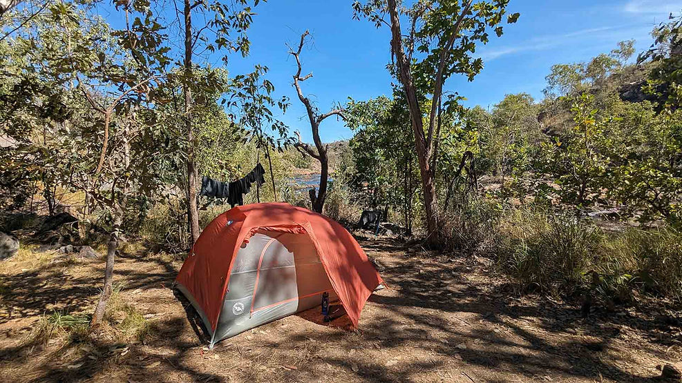 Big Agnes tent on Jatbula Trail