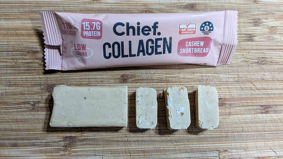 Chief Nutrition Cashew Shortbread Collagen Protein Bar