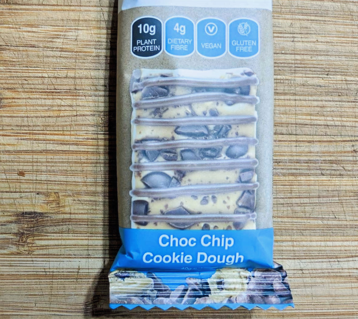 Amazonia Raw Plant Protein Bar Choc Chip Cookie Dough