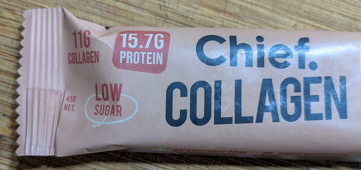 Chief Nutrition Cashew Shortbread Collagen Protein Bar