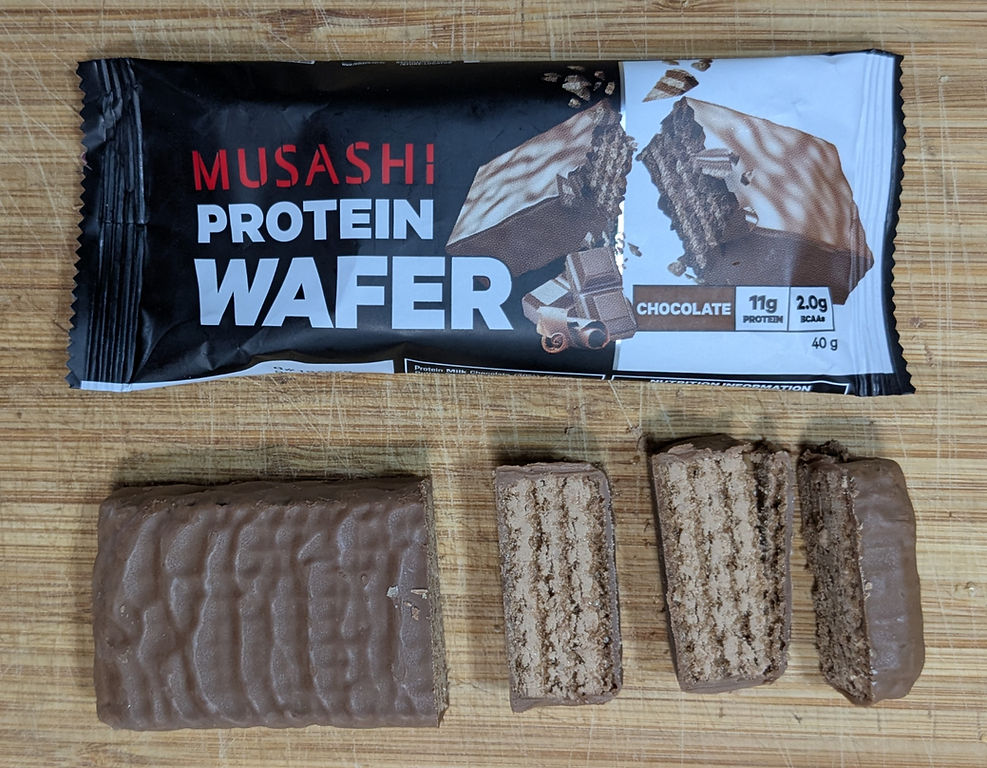 Mushashi Chocolate Wafer PRotein Bar