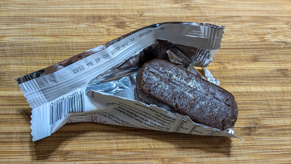 COLES PerFORM Protein Bar packet open