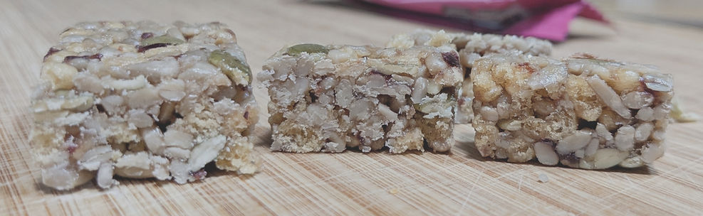 Nice & Natural Whole Seed Cranberry & Raspberry Protein Bar.