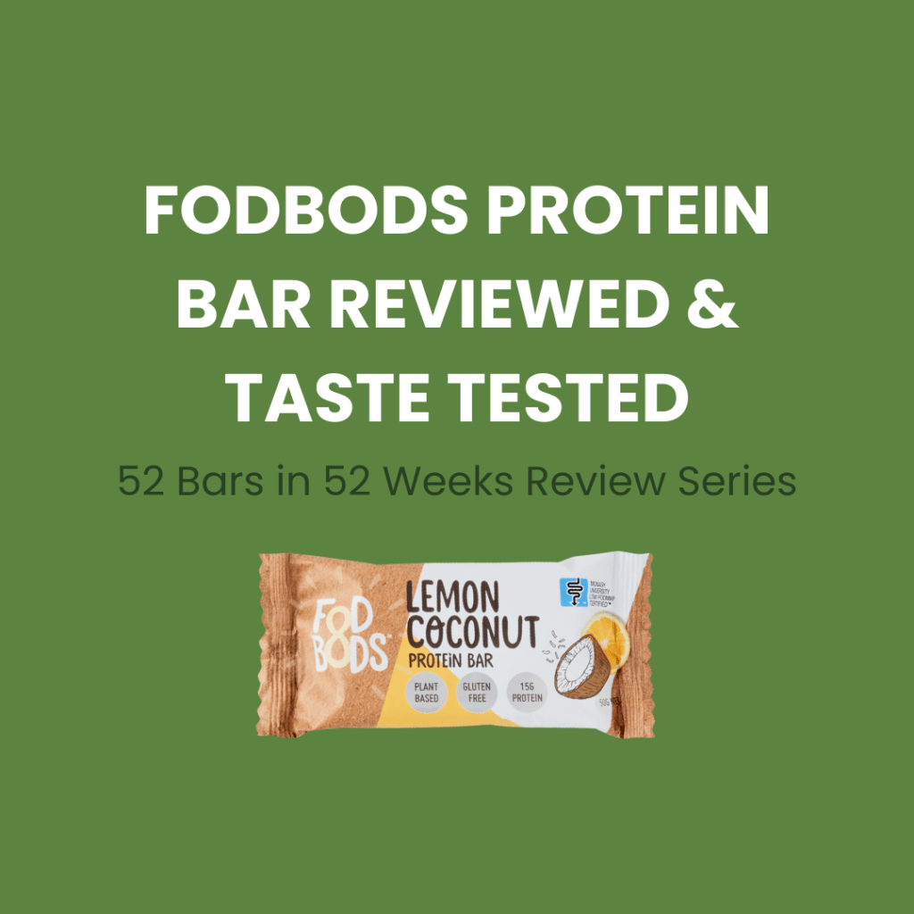 Fodbods Lemon Coconut Protein Bar Reviewed & Taste&nbsp;Tested