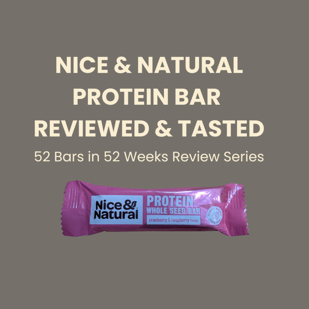 Nice & Natural Whole Seed Cranberry & Raspberry Protein Bar&nbsp;Review