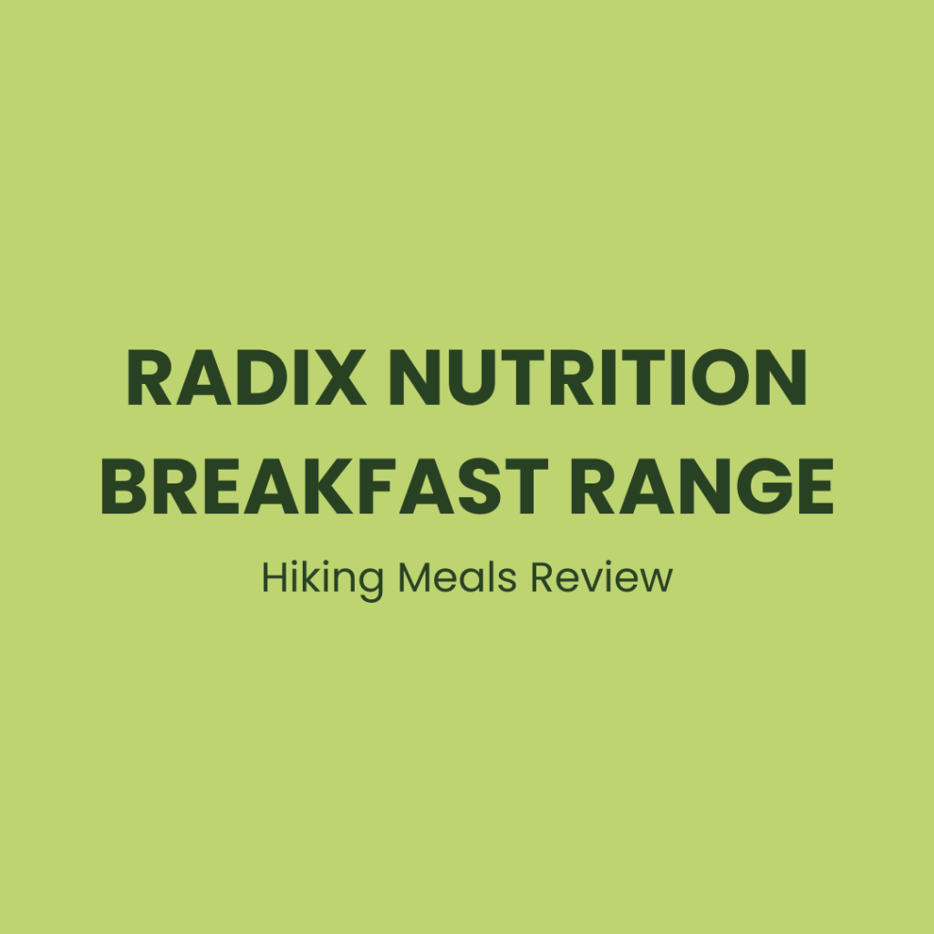 Radix Nutrition Breakfast Range&nbsp;Review