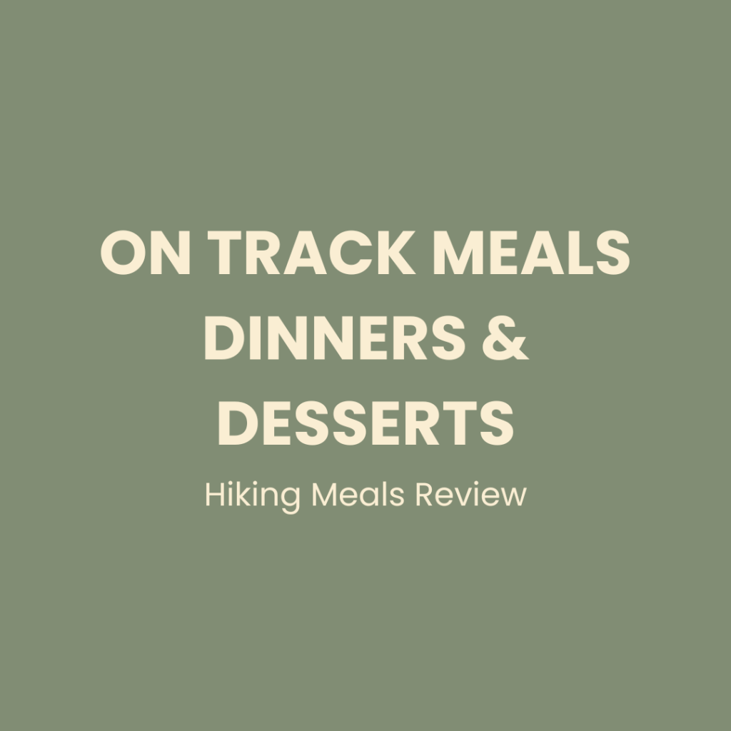 On Track Meals Dinners & Desserts&nbsp;Review