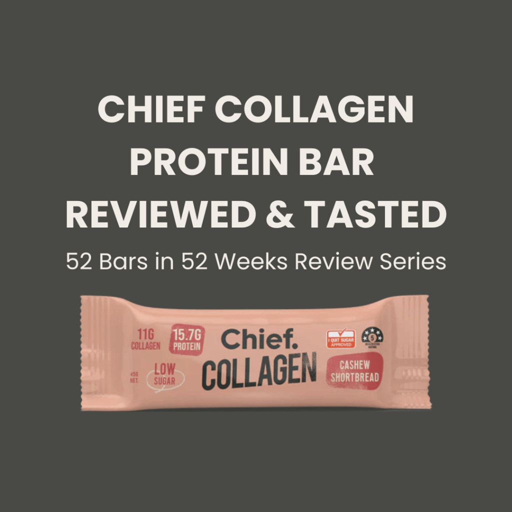Chief Nutrition Cashew Shortbread Collagen Protein Bar&nbsp;Review