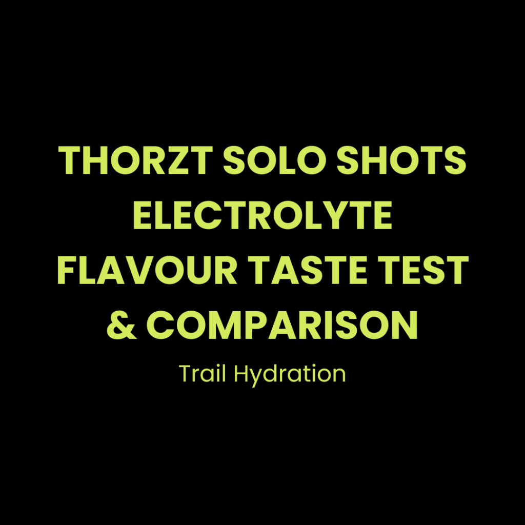 Thorzt Solo Shots Electrolyte Flavour Review & Taste&nbsp;Test