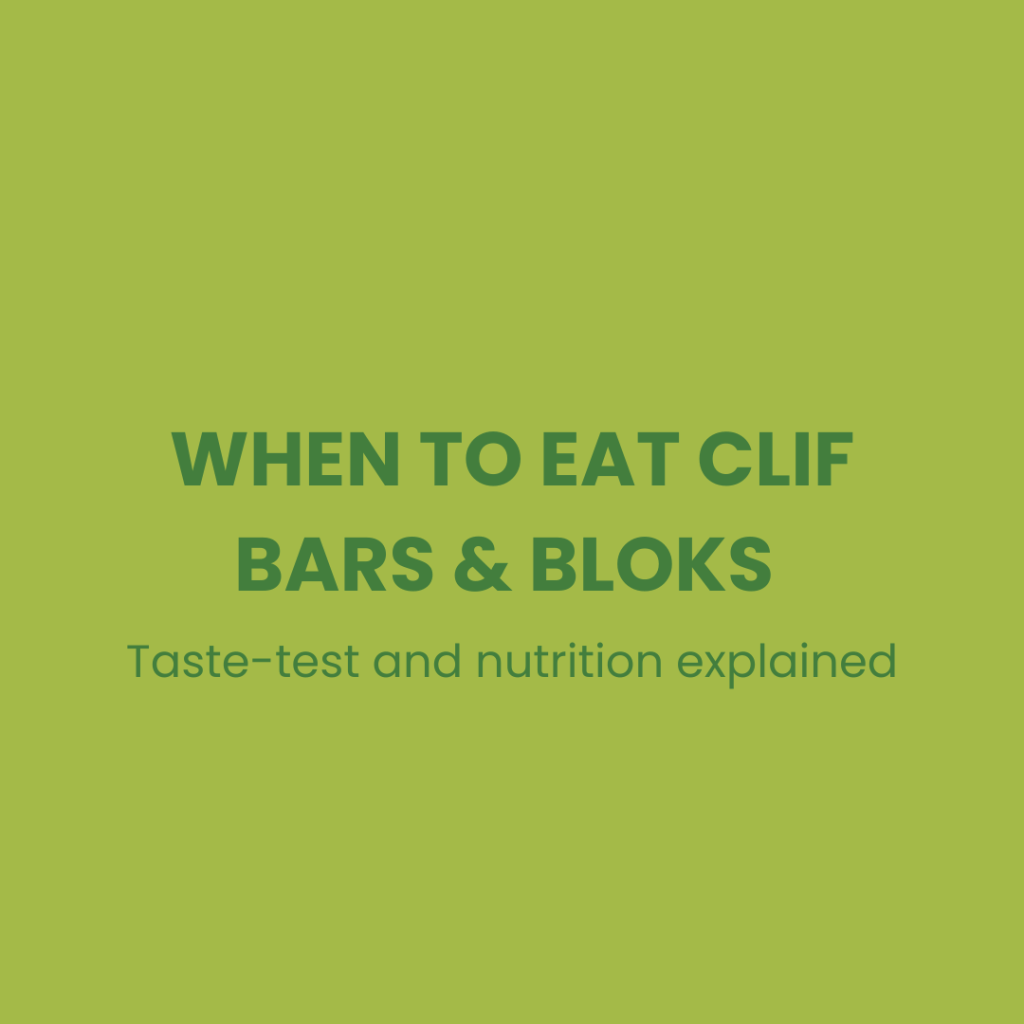 How To Eat CLIF Bars & BLOKS on Trail For Best&nbsp;Performance