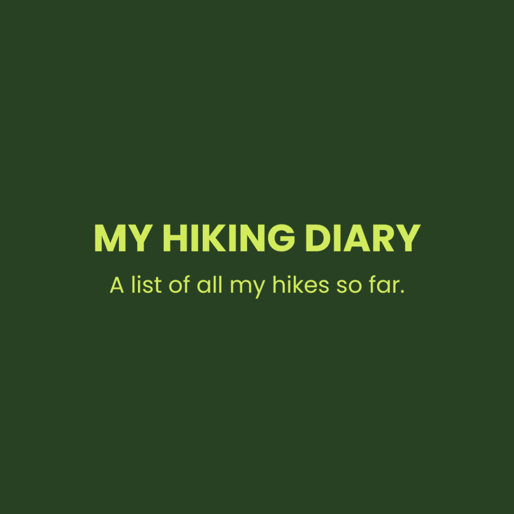 My Hiking Diary